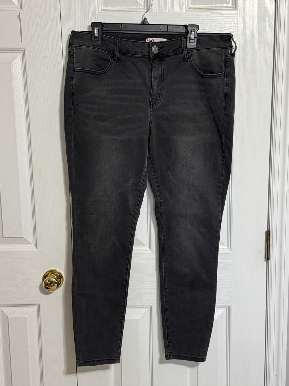 SO Black Skinny Stretch Jeans for Women